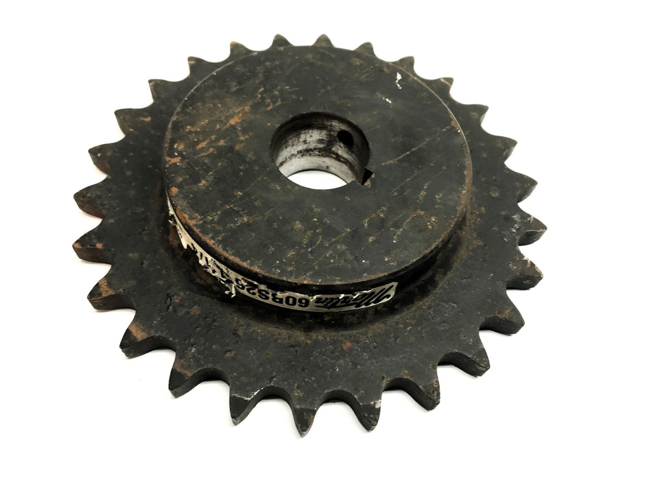 Martin 1-1/4" Bore 3/4" Pitch Roller Chain Sprocket W/ Keyway 60BS26 USED