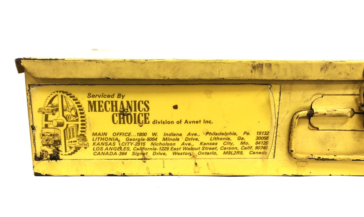 Mechanic's Choice Metal Tool Case With Latch 18x12x3 Inch USED