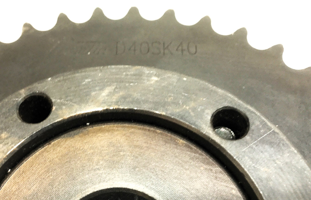 Martin Approx 1.18" Double Strand Roller Chain Sprocket D40SK40 NOS