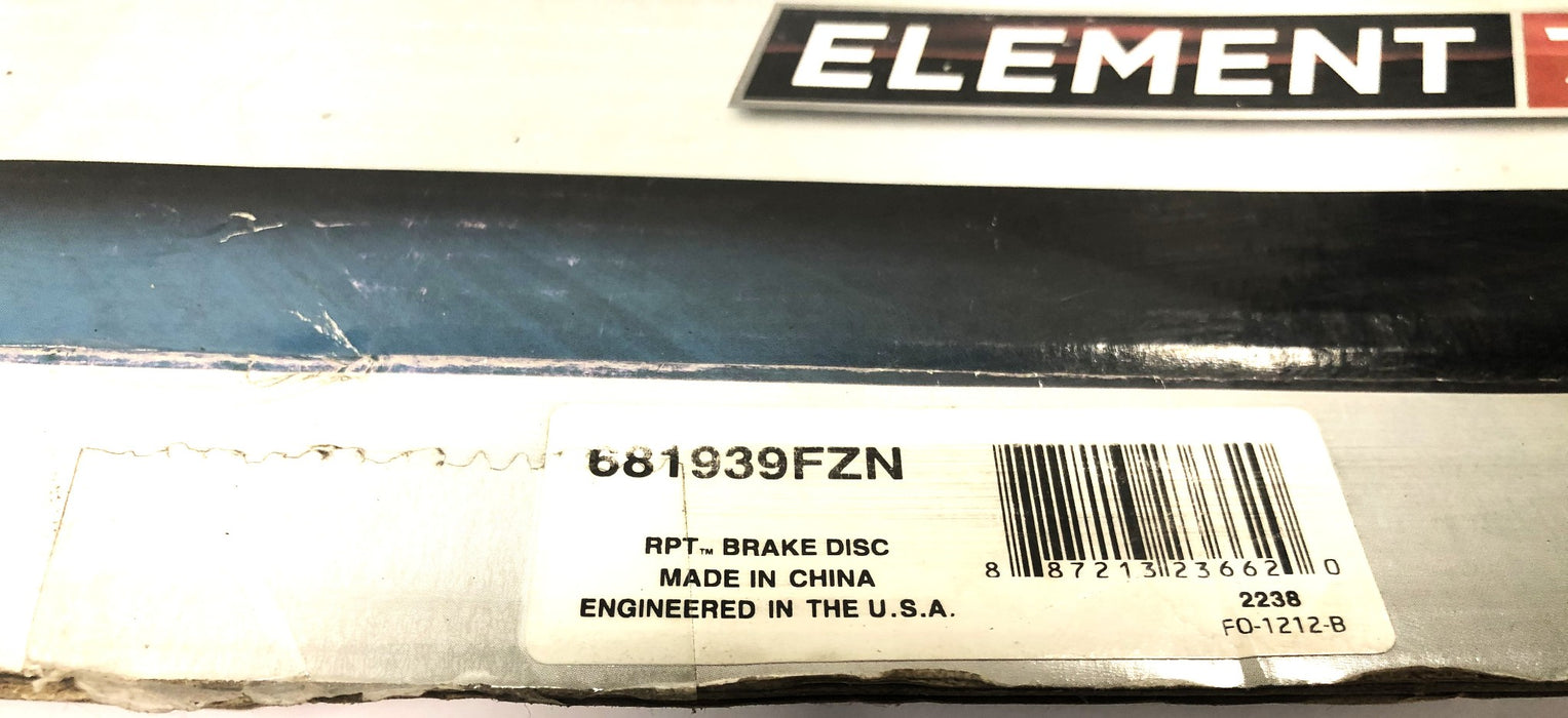 Raybestos Disc Brake Rotor 681939FZN NOS