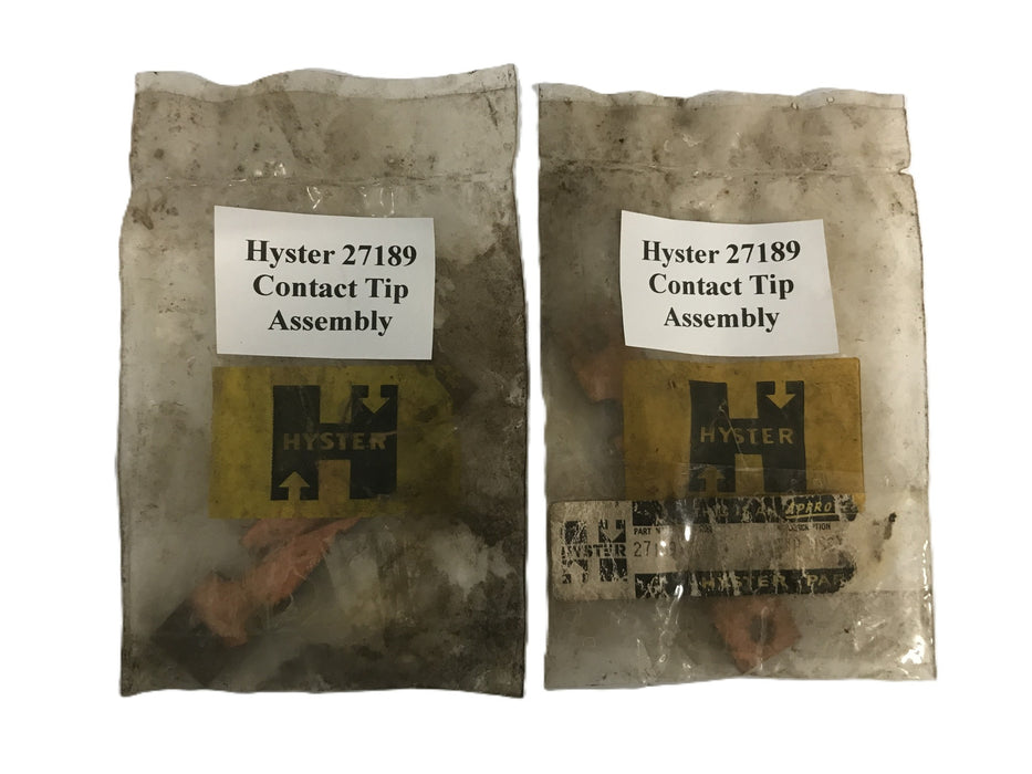 Hyster Contact Tip Assembly 27189 [Lot of 2] NOS
