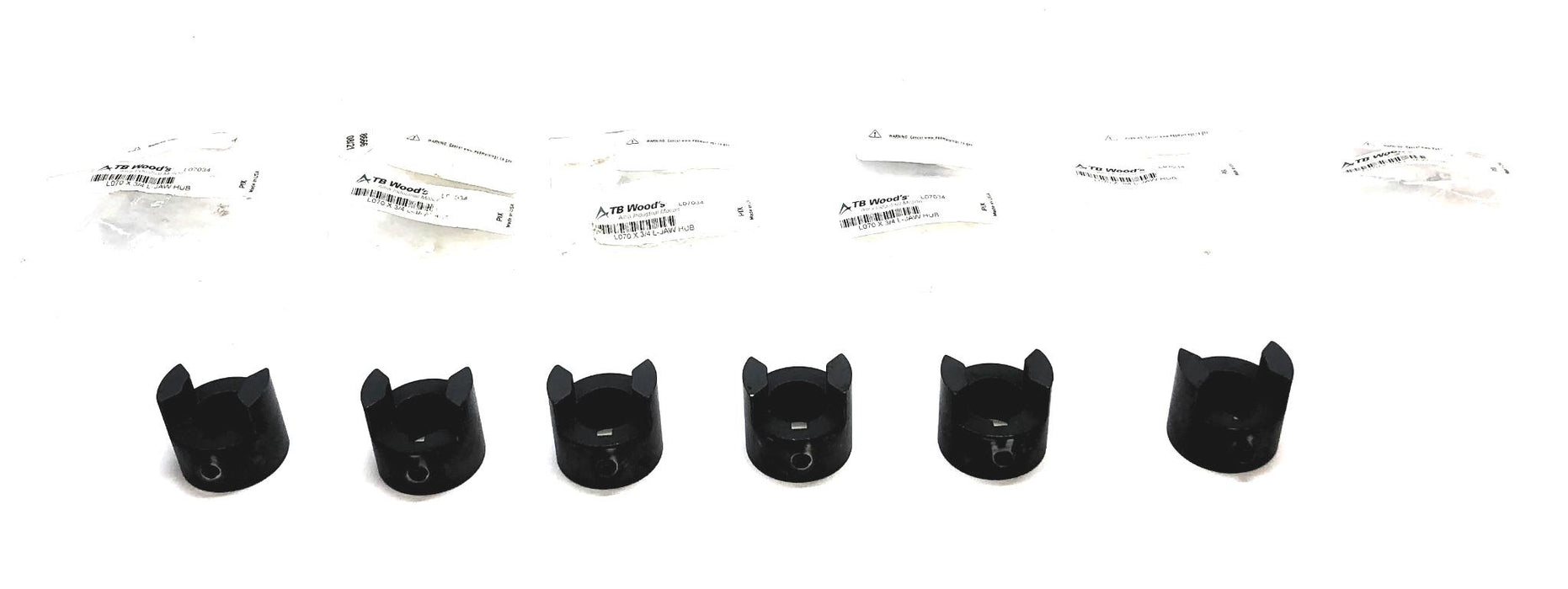 TB Wood's L070 x 3/4 L-Jaw Hub L07034 [Lot of 6] NOS