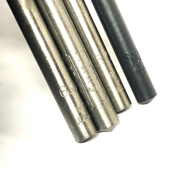 Unbranded Assorted HS Drill Bit 5.50mm And 6.00mm [Lot of 4] NOS