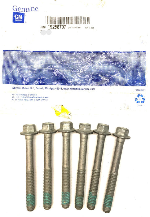 General Motors/GM Cylinder Head Bolt 19258707 [Lot of 6] NOS