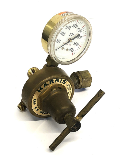 Harris CGA E-4 Regulator Gauge Model 425-125 NOS