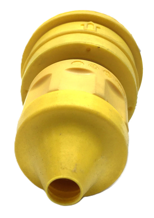 Woodhead 4-Prong Yellow Watertite Locking Male Plug Only 1301470081 USED