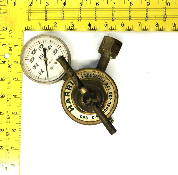 Harris CGA E-4 Regulator Gauge Model 425-125 NOS