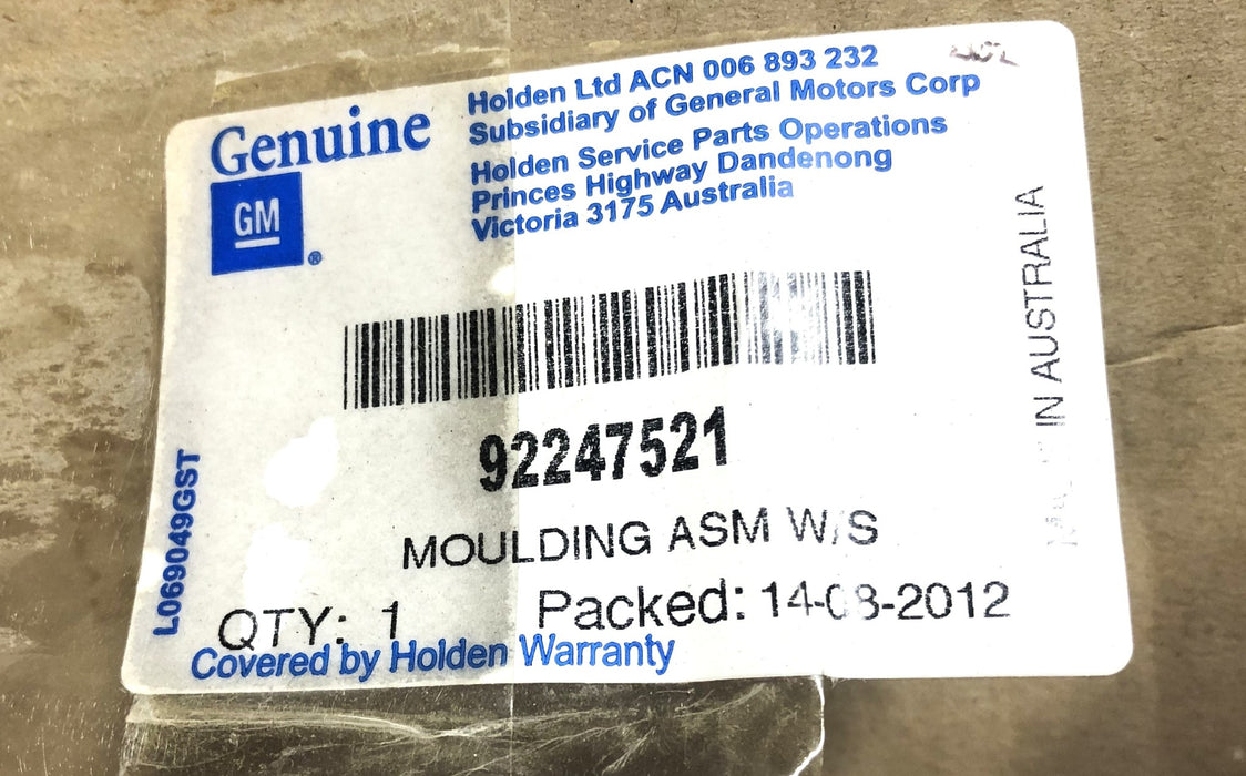 GM Windshield Pillar Trim 92247521 NOS