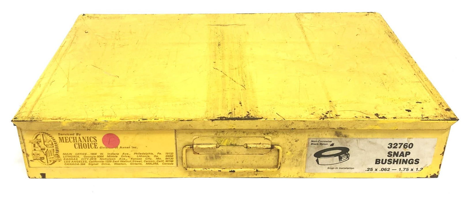 Mechanic's Choice Metal Storage Case 18x12x3 Inch USED