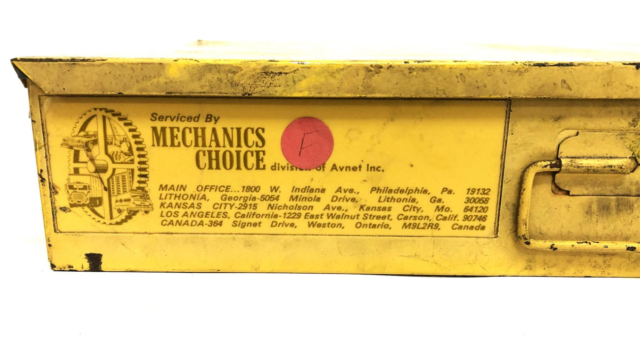 Mechanic's Choice Metal Storage Case 18x12x3 Inch USED
