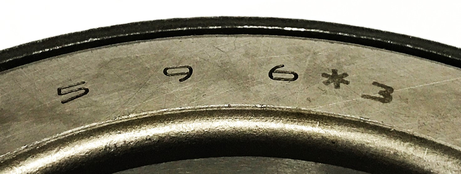 Timkem Tapered Roller Bearing Cone 596*3 NOS