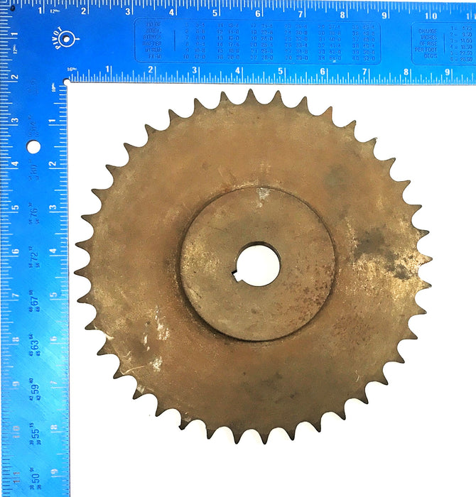 Browning 1" Bore 5/8" Pitch Roller Chain Sprocket W/ Keyway 5040X1 NOS