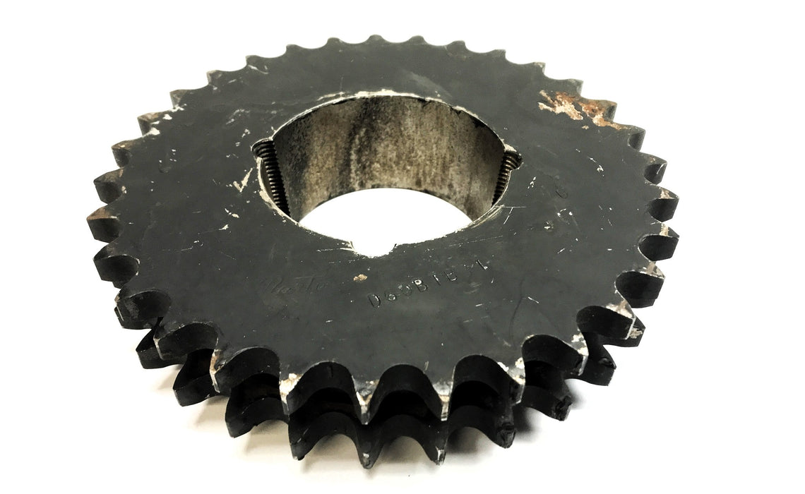 Martin Approx 3.32" Bore Double Roller Chain Sprocket D60BTB31 USED