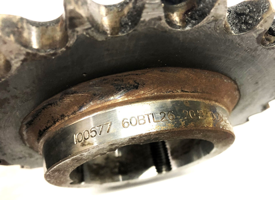 Dodge 2.71 Inch Bore 2012 100577 Roller Chain Sprocket 60BTL26 USED