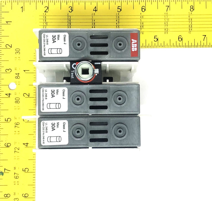 ABB 600VAC 30A General Purpose Switch Fuse OS30FAJ12 (1SCA108824R1001) NOS