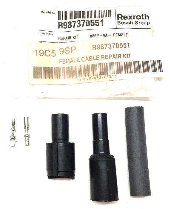 Bosch Rexroth Female Cable Repair Kit R987370551 (05SP-VA-FEMALE) [Lot of 3] NOS