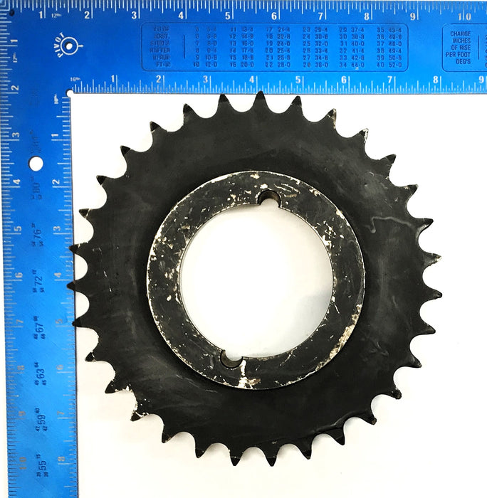 Martin Approx 3.32" Bore Double Roller Chain Sprocket D60BTB31 USED