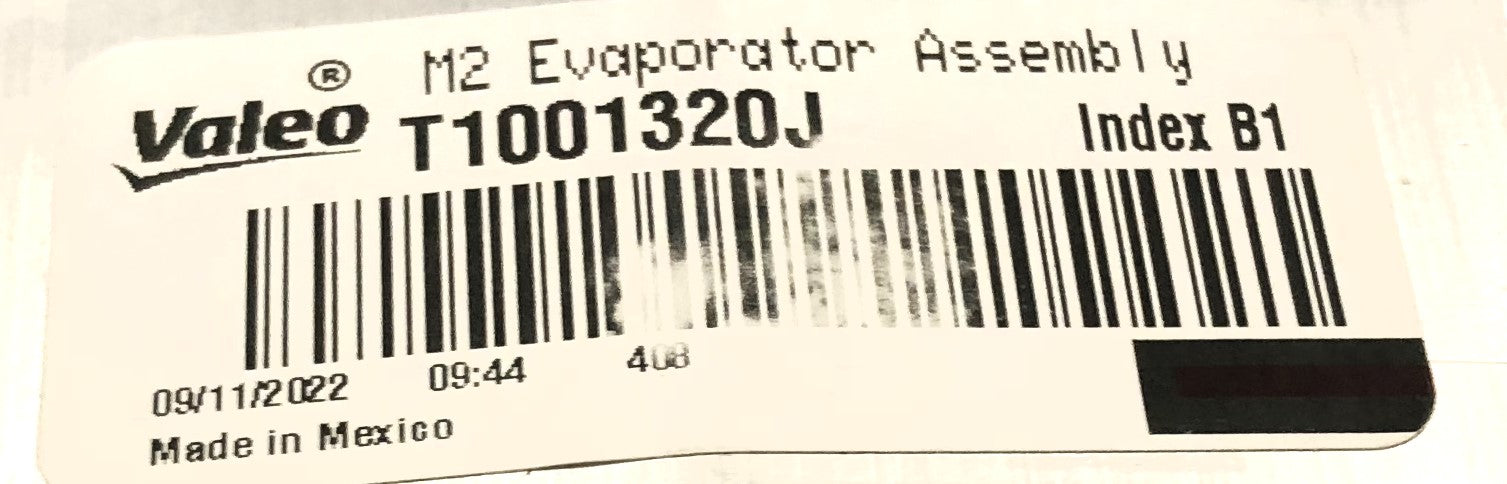 Valeo M2 HVAC Evaporator Core T1001320J NOS