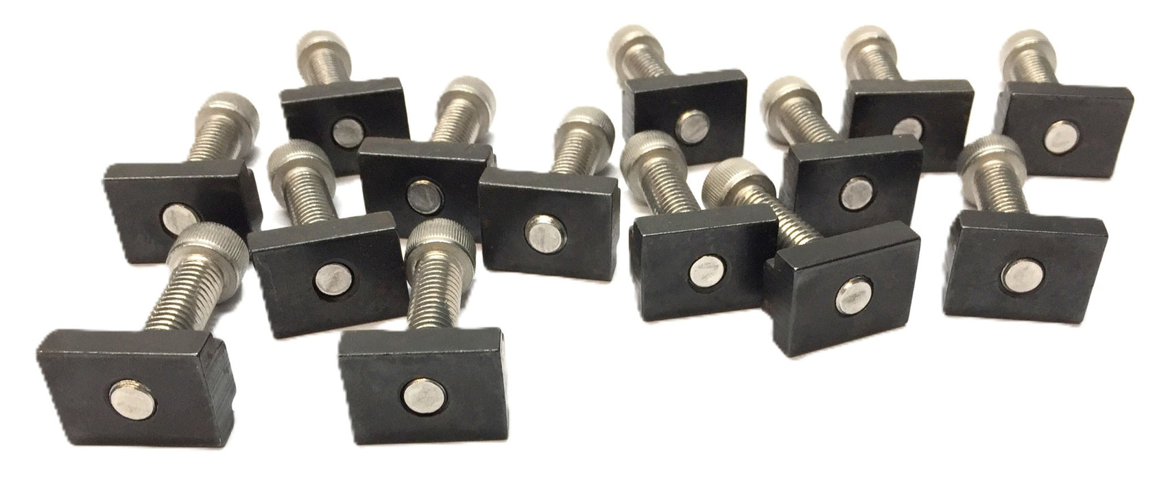 Unbranded Steel 5/16"-18 T-Slot Nut and Screw Set [Lot of 14] NOS