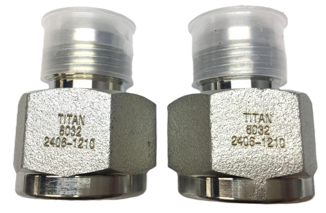 Fastenal 3/4"(F) JIC 1-1/16-12x5/8 JIC(M) Expander/Reducer 2406-12-10 [Lot of 2]