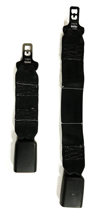 GM OEM Seat Belt Extensions for 2009 Chevy Malibu 12514192 and 12514185 NOS
