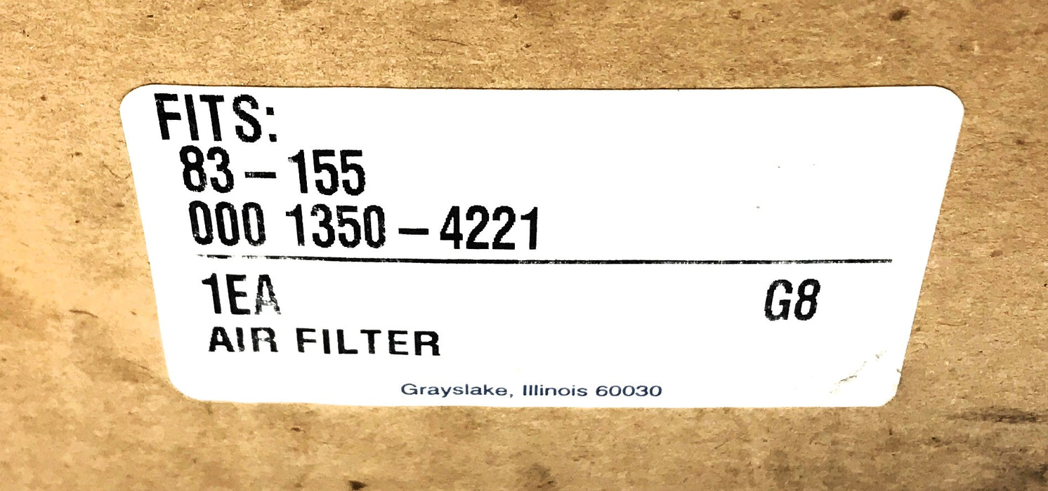 Unbranded Air Filter 1350-4221 (83-155) NOS