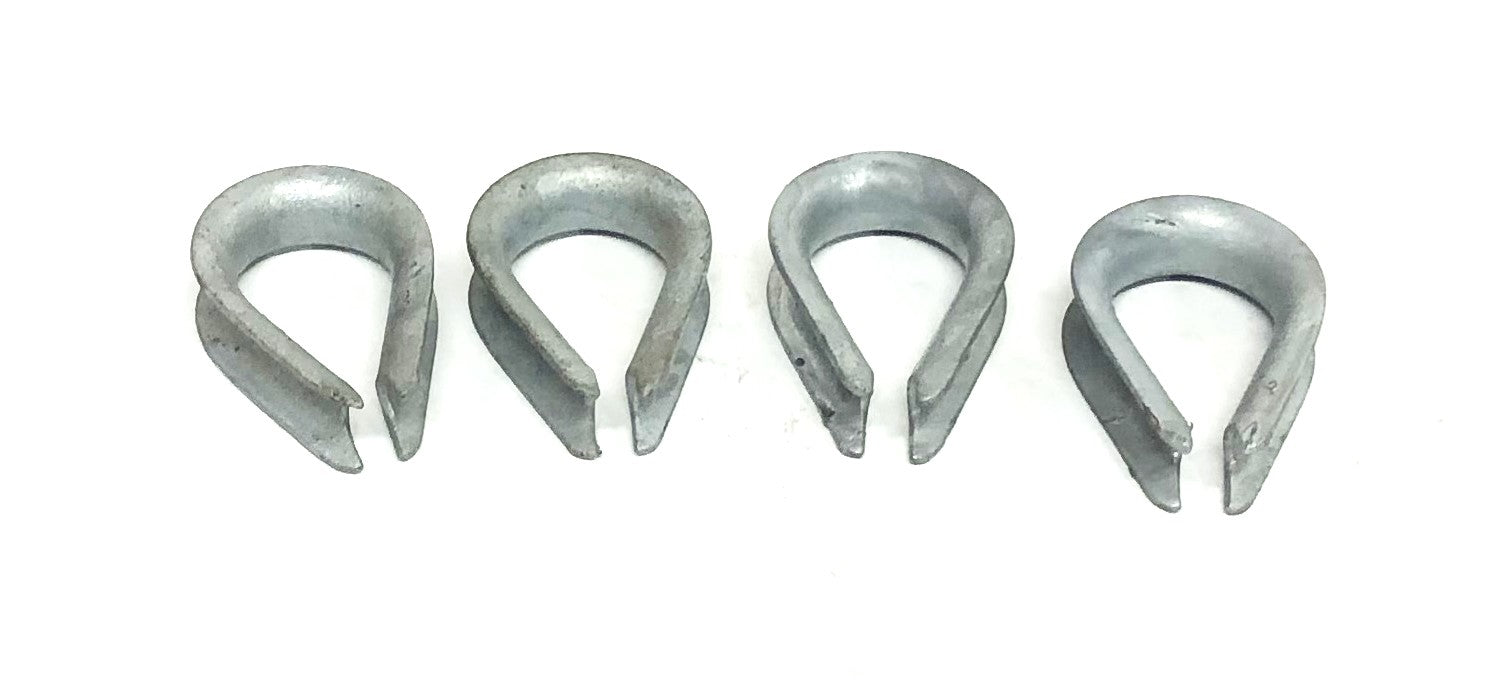 Unbranded 7/16 Inch Heavy Duty Thimble 7/16-L [Lot of 4] NOS