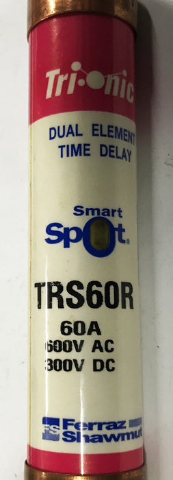 Ferraz Shawmut 50amp Tri-onic Smart Spot Fuse TRS60R [Lot of 4] NOS
