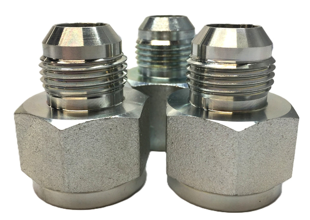 Fastenal 3/4"(F) JIC 1-1/16-12x5/8 JIC(M) Expander/Reducer 2406-12-10 [Lot of 3]