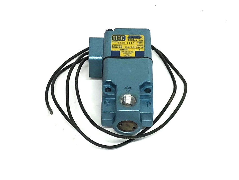 MAC 150PSI 24VDC Directional Solenoid Valve 225B-111C NOS