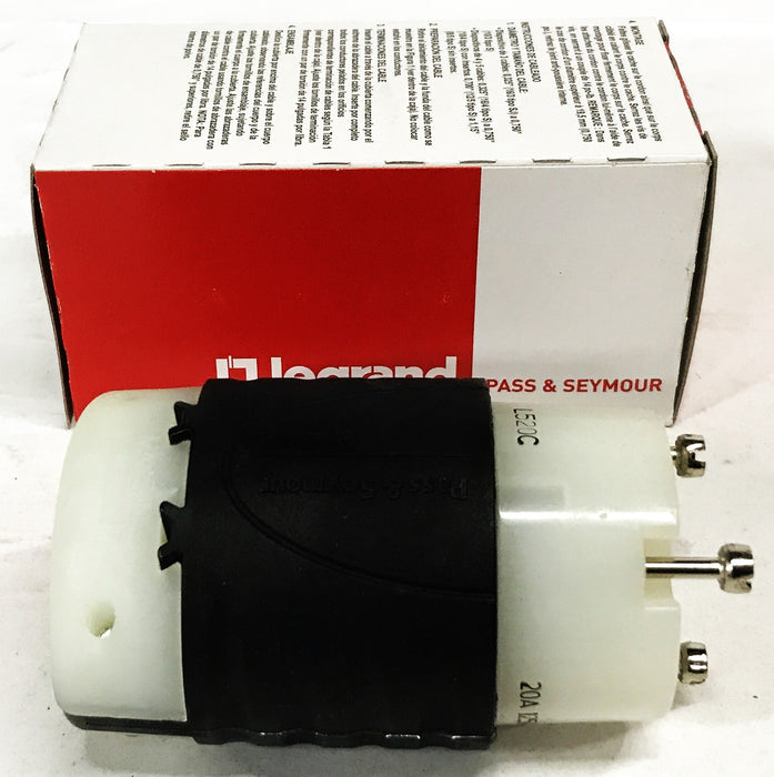 Pass & Seymour 20A 125V Locking Plug L520-C [Box of 8] NOS