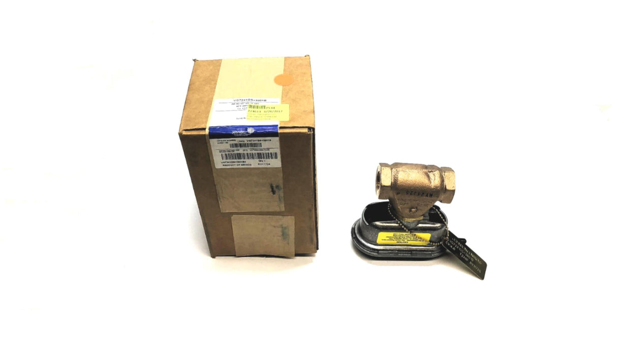 Johnson Controls 1/2" NPT Bronze Pneumatic Valve VG7241GS+3801B NOS