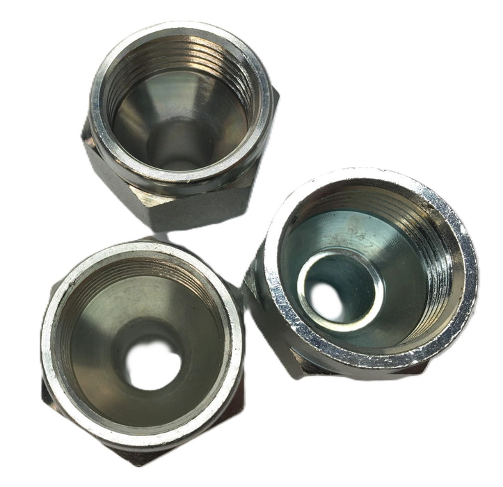 Fastenal 3/4"(F) JIC 1-1/16-12x5/8 JIC(M) Expander/Reducer 2406-12-10 [Lot of 3]