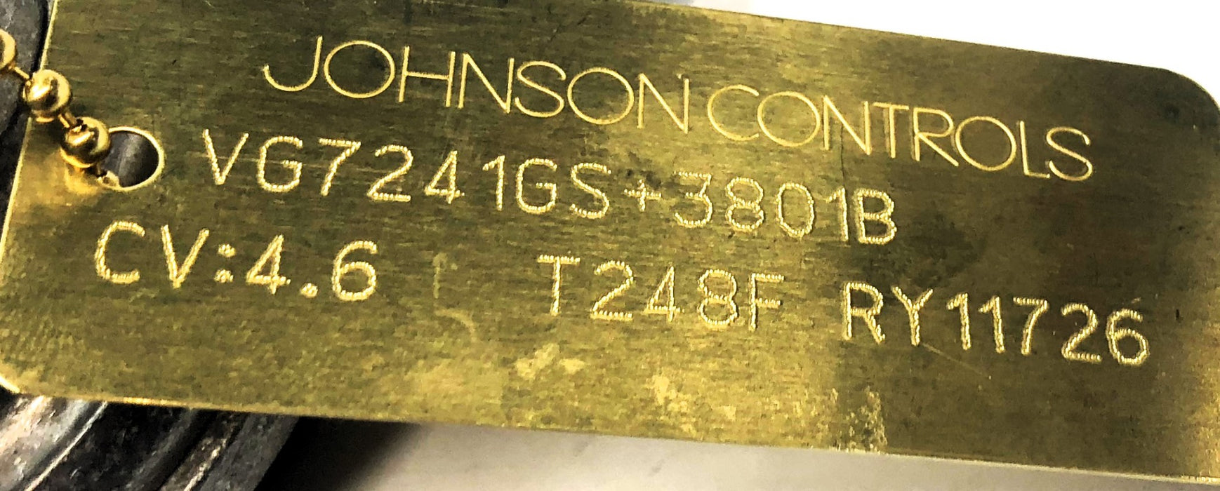 Johnson Controls 1/2" NPT Bronze Pneumatic Valve VG7241GS+3801B NOS