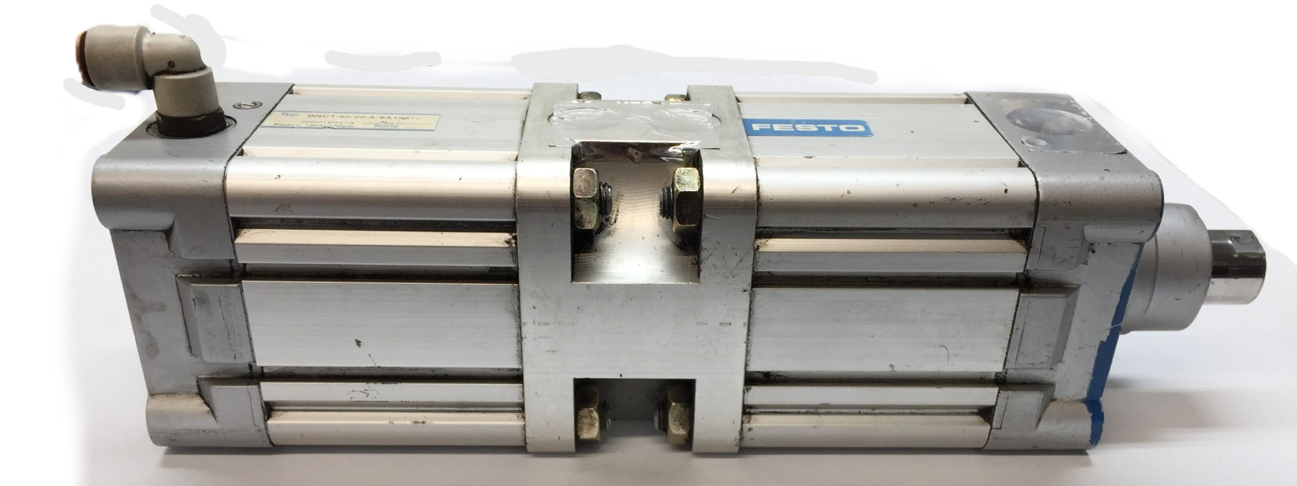 Festo M241 Double-Acting Tandem Pneumatic Cylinder DNCT-80-20-A-SA (19879) USED