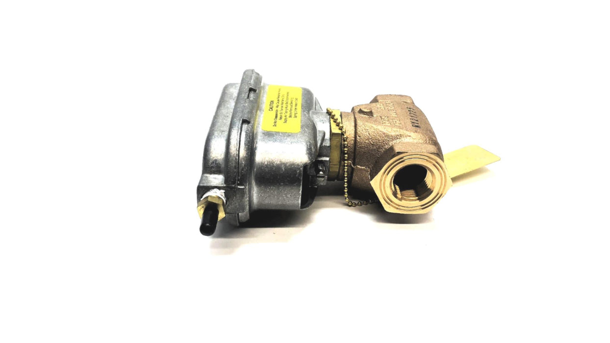 Johnson Controls 1/2" NPT Bronze Pneumatic Valve VG7241GS+3801B NOS