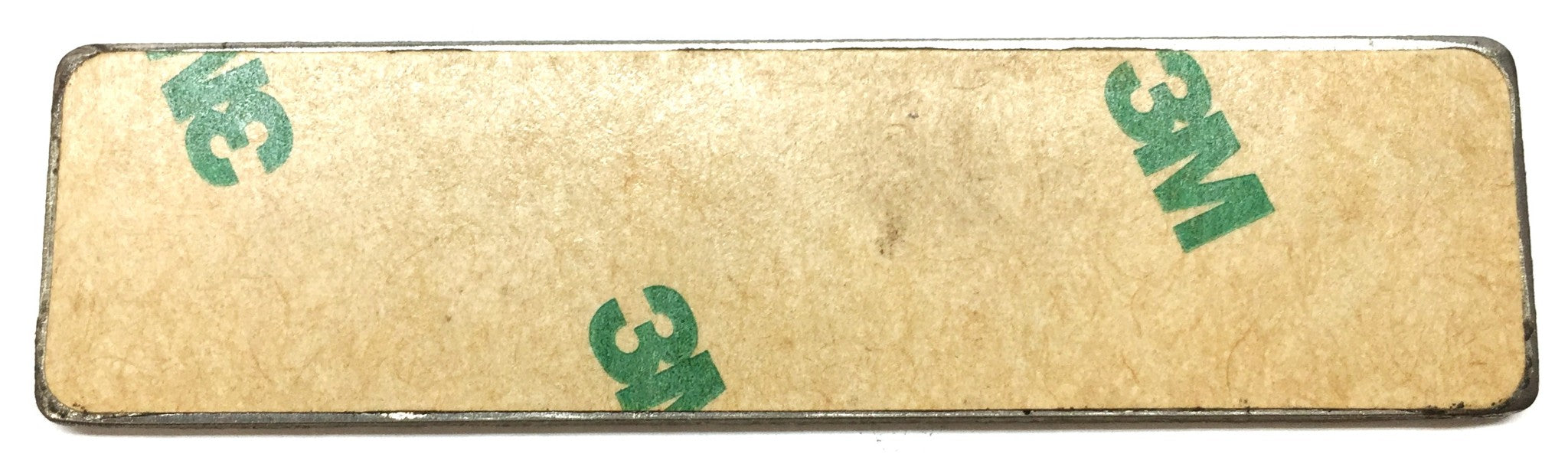 Unbranded 3/4" x 2-3/4" "INTAKE" Plate with Adhesive Backing 798183 NOS