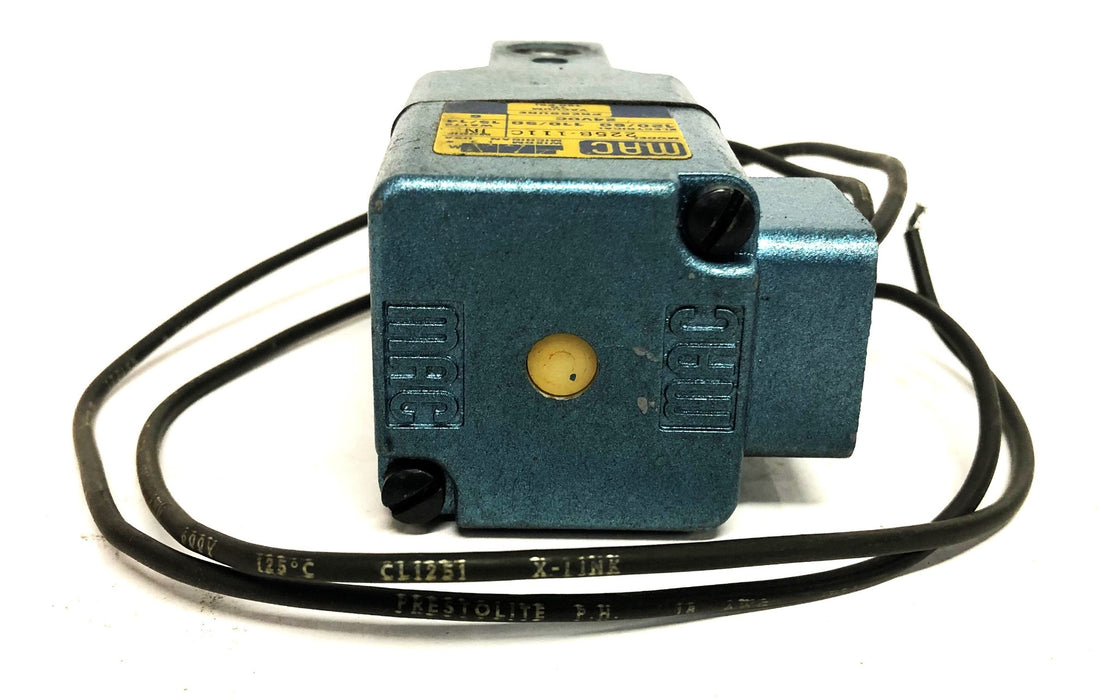 MAC 150PSI 24VDC Directional Solenoid Valve 225B-111C NOS