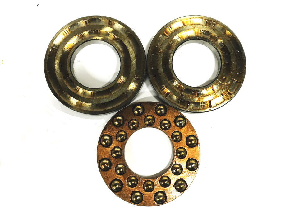 Unbranded 5-1/4 inch Brass/Stainless Steel Thrust Cage Ball Bearing NOS