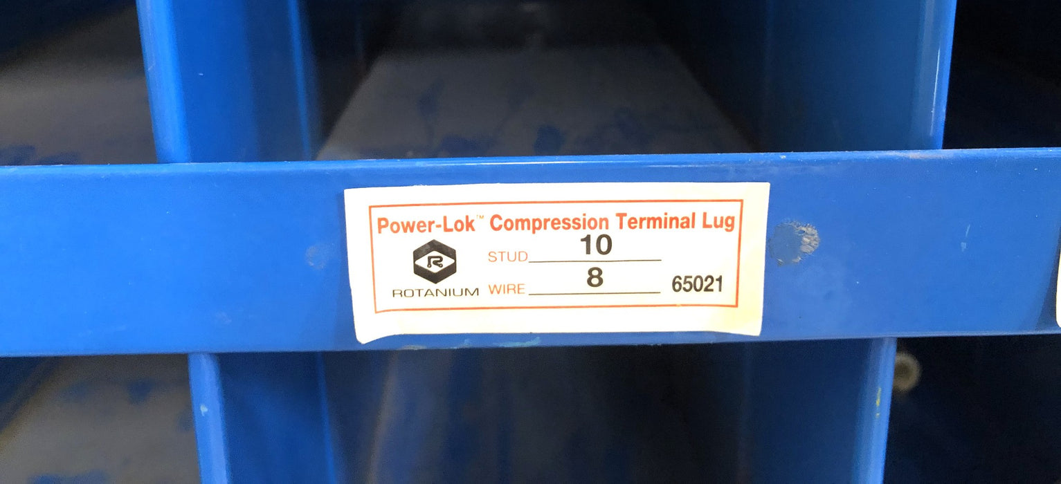 Power-Lok Compression Terminal Lug 10 Rotanium Wire 8 60521 [Lot of 5] NOS