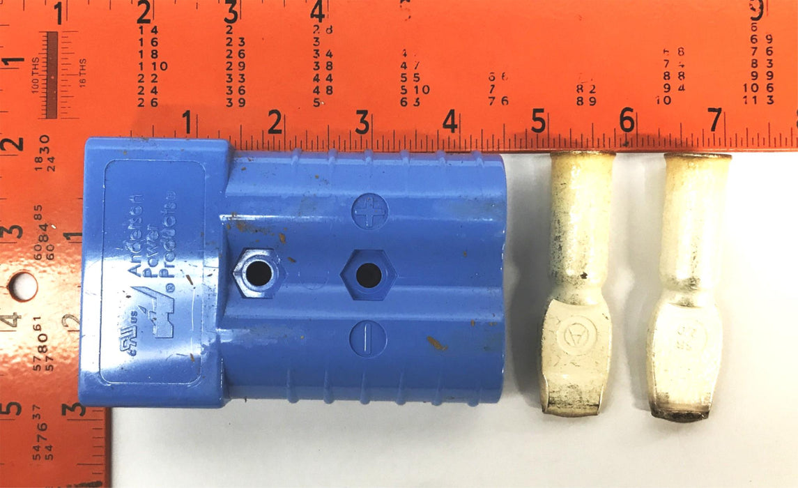 Total Source 2/0 Blue Connector Assembly SB350A NOS