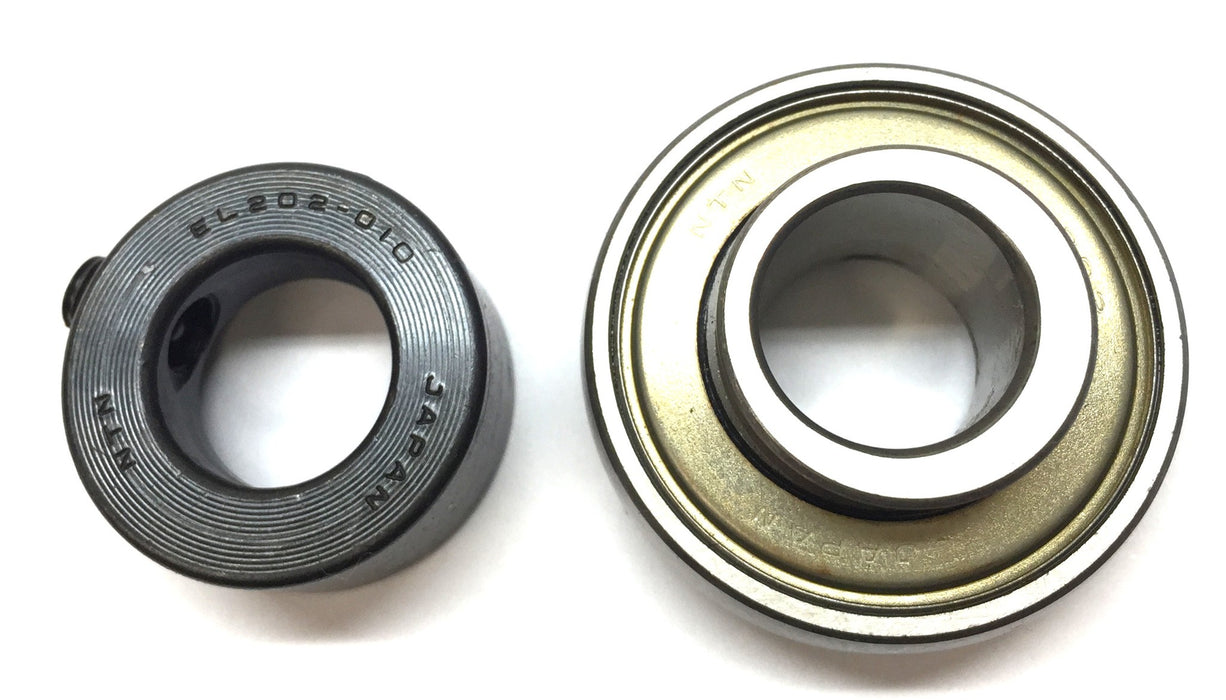NTN Insert Ball Bearing AL202-010 with Set Screw Collar (EL202-010) (No Box) NOS