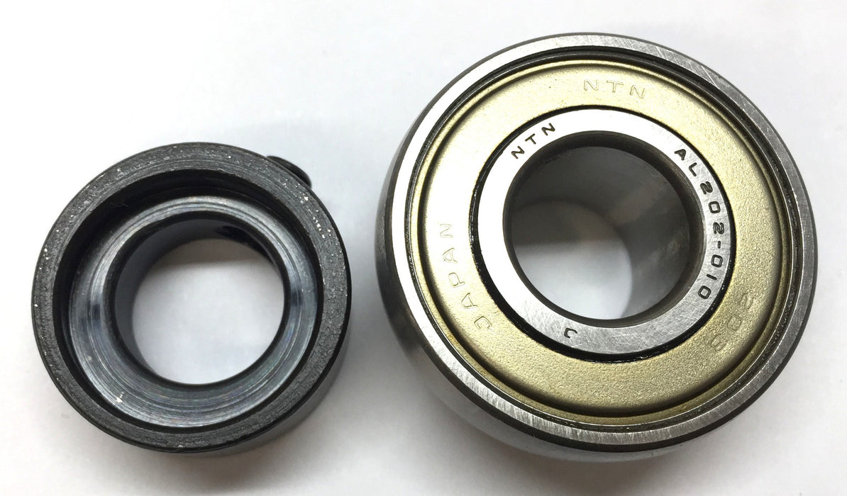 NTN Insert Ball Bearing AL202-010 with Set Screw Collar (EL202-010) (No Box) NOS