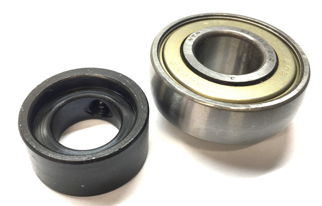 NTN Insert Ball Bearing AL202-010 with Set Screw Collar (EL202-010) (No Box) NOS
