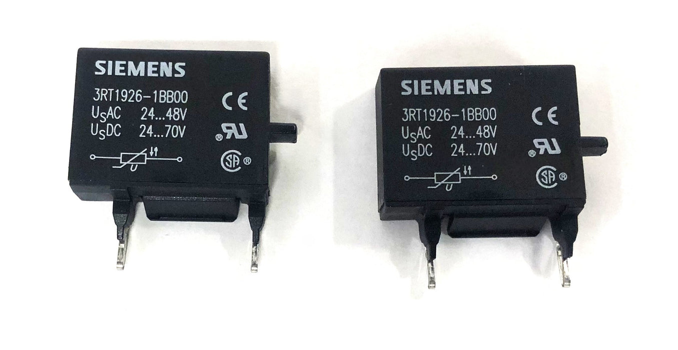 Siemens Surge Suppressor 3RT1926-1BB00 [Lot of 2] NOS