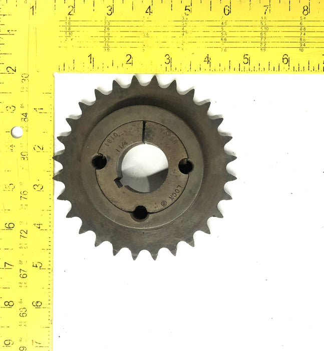 Martin Roller Chain Sprocket With 1610X1-1/4 Taper-Lock Bushing 40BTB28 NOS