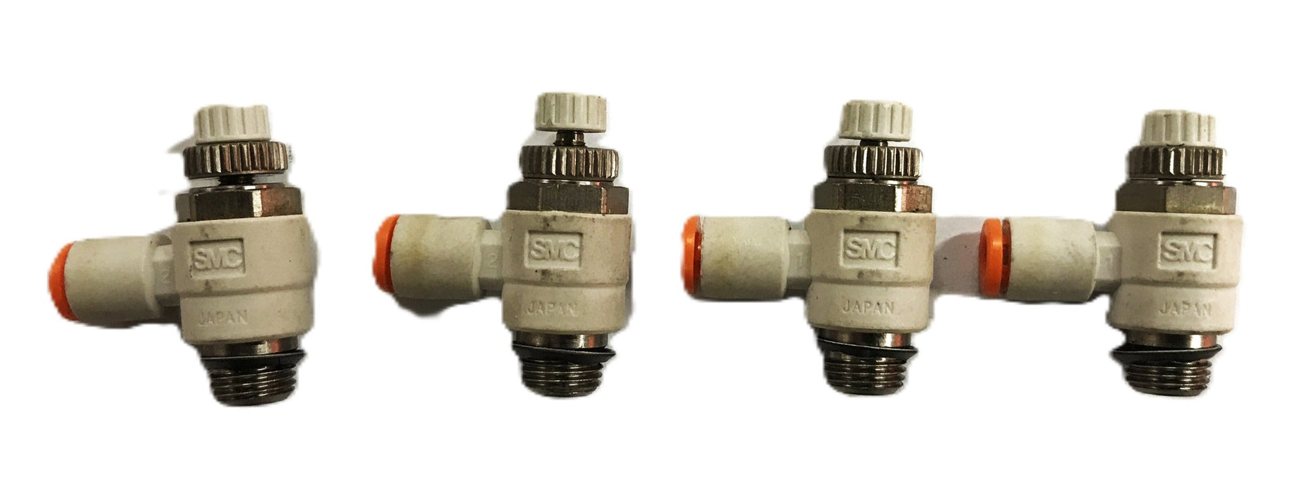 SMC Quick Connect Regulating Valve AS2201F [Lot of 4] NOS