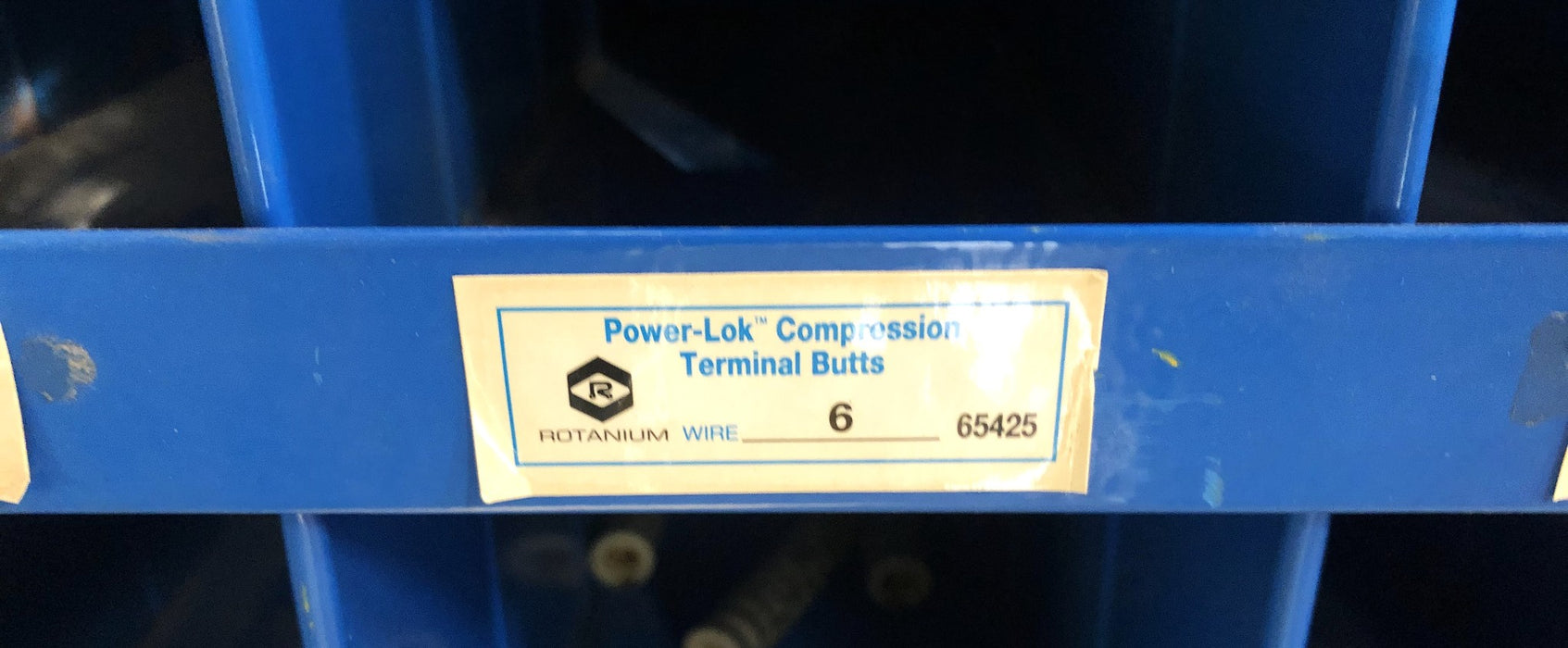 Power-Lok Compression Terminal Butt Rotanium Wire 6 65425 [Lot of 2] NOS
