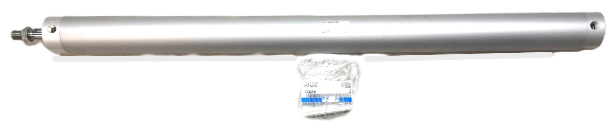 SMC Round Body Pneumatic Cylinder CDG1LH40TN-600Z with Brackets CG-L040 NOS