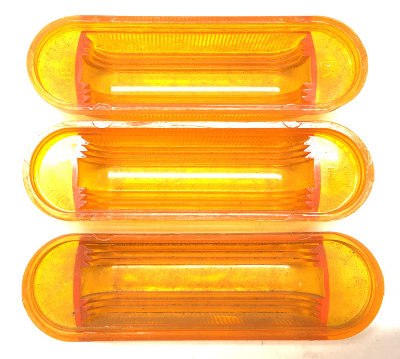 Do-Ray Oval Amber Clearance Marker Light 496 [Lot of 3] NOS